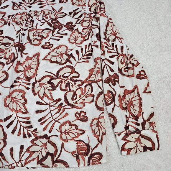 PERSONA By MARINA RINALDI Floral Print Women's Top. - Picture 10 of 14